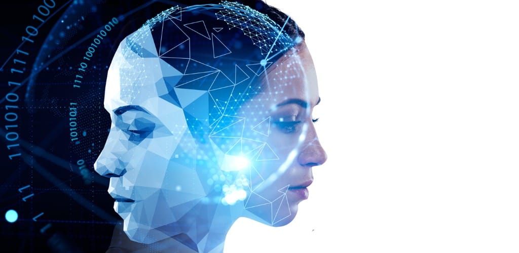 AI and business woman
